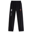 Ohio State University Alumni Cuffed Hem Stadium Pant by EMB Canterbury: black stadium pants with elastic waistband, cuffed hem, white "Canterbury of New Zealand" text and logo on one leg, plus a small red and green crest on the other.