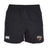 The Omaha Beavers RFC Advantage Rugby Shorts by EMB Canterbury feature an elastic waistband, moisture-wicking fabric, the Canterbury logo on the left leg, and the Omaha RFC Beavers logo on the right—perfect for comfort and style on or off the field.