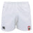 The Ohio State University Alumni Advantage Rugby Shorts by EMB Canterbury feature an elastic waistband, moisture-wicking fabric, the Canterbury logo on the left leg, and an Ohio State Rugby emblem on the right. Designed for comfort and performance.