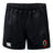 The EMB Canterbury Ohio State University Alumni Advantage Rugby Shorts feature an elastic waistband, moisture-wicking fabric, and display the white Canterbury logo on the left leg and the Ohio State Rugby logo on the right.