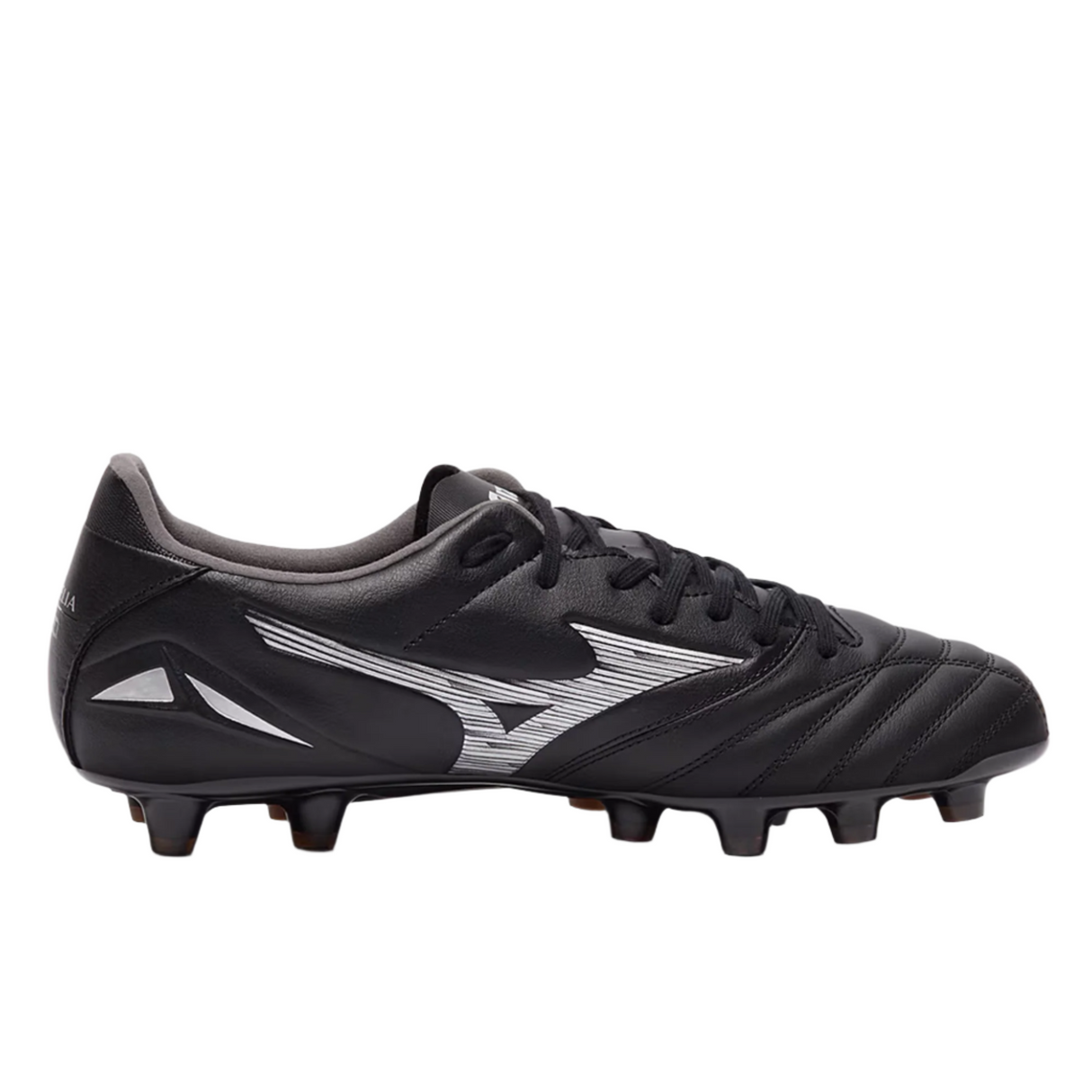 Mizuno Morelia Neo IV Pro FG - Black/Galaxy Silver / World Rugby Shop Mizuno Morelia Neo IV Pro FG - Black/Galaxy Silver / World Rugby Shop