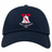 Philly Whitemarsh RFC Adult Low-Profile Cotton Twill Dad Cap in navy blue, embroidered with a white bell logo featuring a red kangaroo silhouette and the text “PHILLY - WHITEMARSH” and “1985.”.