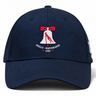 Navy blue Philly Whitemarsh RFC Flexfit Drill Cap by Canterbury featuring an embroidered emblem of a bell containing a kangaroo with the text “Philly - Whitemarsh 1985” underneath.