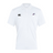The Phoenix Storm RFC Waimak Polo by EMB Canterbury features a cotton-polyester blend, classic white design with a collar, and showcases the black Canterbury logo on the right chest and an embroidered horse logo on the left chest.