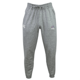 The Phoenix Storm RFC Leisure Sweatpant by EMB Canterbury features a drawstring and elastic waistband, embroidered logos on both sides, and is crafted from a sustainable blend.