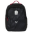 The England 26/27 Backpack by Castore features a black design with a white rose and Castore logo on the front pocket, plus red accents on the handle and zippers—ideal as a durable sports backpack for everyday use.
