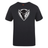 Black DePaul University Club Plain Tee by WRS Canterbury with a white bull head logo on the chest.
