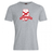 Gray cotton blend t-shirt with a red and white WRS Canterbury Alabama Rugby Alliance Club Plain Tee logo, featuring an "a" and "est 2024" text.
