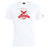 White Alabama Rugby Alliance Club Plain Tee made from a cotton blend, featuring the red and black WRS Canterbury emblem with the establishment year 2024.
