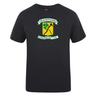 Blackthorn RFC Club Plain Tee by WRS Canterbury featuring a comfortable green and gold emblem with two rugby players.