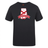 Black cotton blend Alabama Rugby Alliance Club Plain Tee by WRS Canterbury, featuring a red and white emblem and "est. 2024" text.