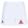 Alabama Rugby Alliance Professional Polyester Rugby Short with an elasticated waistband and EMB Canterbury logo on the left, isolated on a white background.