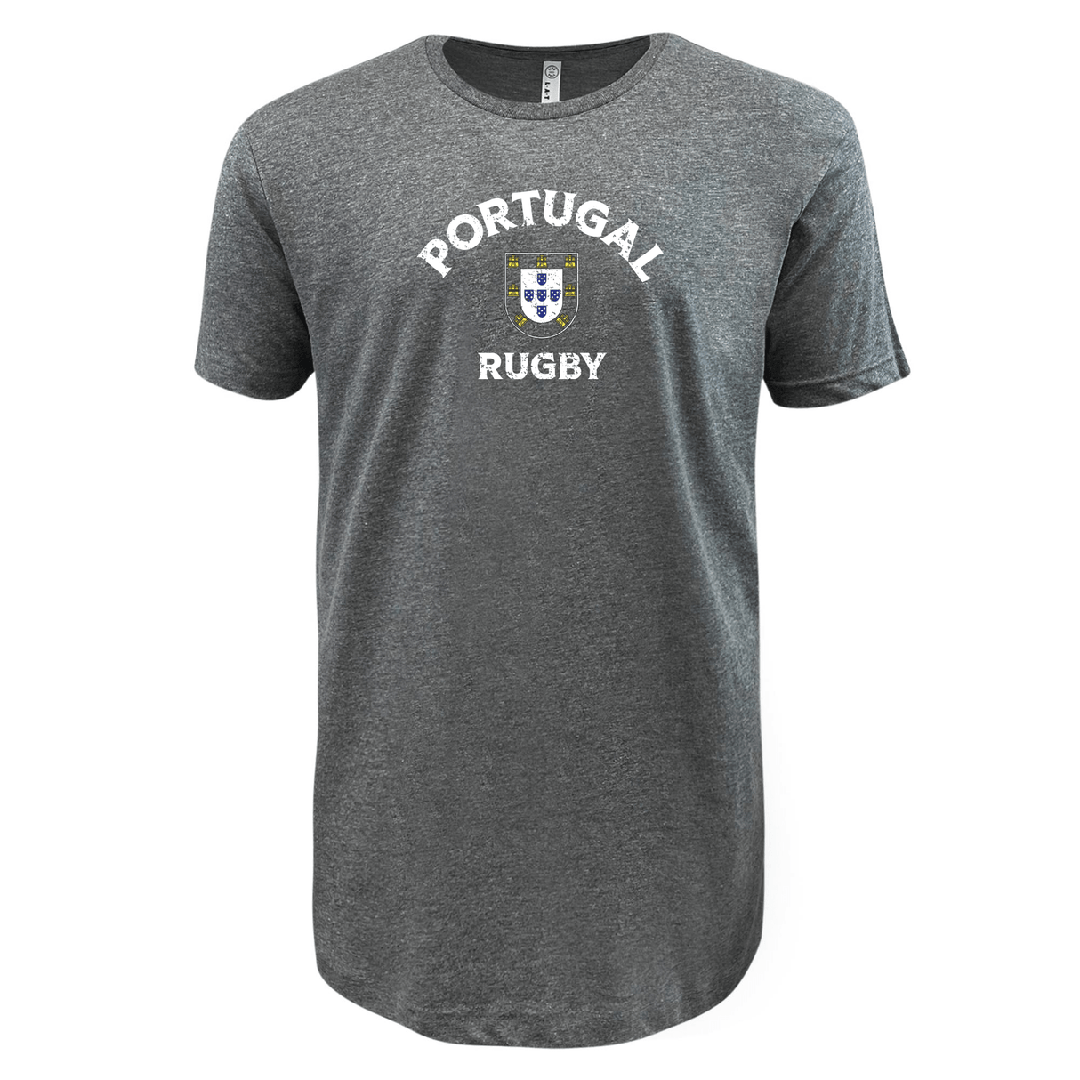 This is a long sleeve tee featuring Nations of Rugby Portugal Rugby Supersoft Tee by WRS LAT.