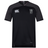 Black Cal Lutheran University Vapodri Evader Jersey by Canterbury featuring dark gray raglan sleeves, a right chest logo, and a left chest crest with two crossed swords.