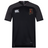 Black Aging Alabama Rugby Players Vapodri Evader Jersey by Canterbury featuring an Alabama state outline logo with an AARP hockey player graphic.
