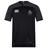 The Birmingham Iron Women's Football Vapodri Evader Jersey by EMB Canterbury is a black short-sleeve top with moisture-wicking technology, featuring "Canterbury" and "RON" logos on the chest, shown on a plain white background.