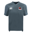 The Southern Pines Youth Rugby Vapodri Evader Jersey by EMB Canterbury features a v-neck, the iconic Canterbury logo on the right chest, and a "S P" shield crest on the left. Its VapoDri technology wicks moisture to keep you comfortable during any activity.