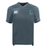 Syracuse Silverbacks Vapodri Evader Jersey by Canterbury in a stylish gray color, featuring a VapoDri finish that ensures moisture-wicking for optimal comfort. The design includes the EMB Canterbury logo on the right shoulder and a stylized lion emblem with "Swansea" text on the left chest, keeping you cool and comfortable.