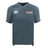 The USA Para Powerlifting Vapodri Evader Jersey by EMB Canterbury is a gray short-sleeve shirt featuring the logo and text on the chest, with moisture-wicking technology and classic rugby-inspired design.