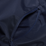 a close up of the zipper of a Canterbury Pro II Vaposhield Full-Zip Water Resistant Jacket by Canterbury.