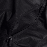 A close up of a Canterbury Pro II Vaposhield Full-Zip Water Resistant Jacket with zippers.