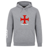 Show your club pride in the SF CDME Rugby Club Hoodie by WRS Canterbury, featuring a front kangaroo pocket, red cross emblem and "CDME RUGBY" text on the chest, plus a white logo on the left sleeve—delivering team spirit and comfort from Canterbury.