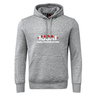 The USA Para Powerlifting Club Hoodie by WRS Canterbury features "USA Para Powerlifting" and a red and white barbell graphic on the front—a sporty, customizable hoodie for fans and athletes.