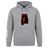 Aging Alabama Rugby Players Club Hoodie by WRS Canterbury featuring a graphic of the state of Alabama containing a red devil figure and the text “HARD.”.