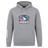 The SWFL Lady Hammerheads Club Hoodie by Canterbury, from WRS Canterbury, features a gray design with the "SWPL Lady Hammerheads Rugby" logo and a hammerhead shark holding a rugby ball on the front.