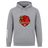 WRS Canterbury’s Godzilla Rugby Football Club Club Hoodie features a bold “Godzilla Soccer Football Club” logo in red, yellow, and black on the front, inspired by classic rugby club hoodie designs, and is finished with a distinctive white graphic detail on the left sleeve.