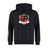 The Southern Pines Youth Rugby Club Hoodie by WRS Canterbury features the rugby club logo with a shield, "SP," a rugby ball, and banner on the chest. Crafted from premium fleece and including a white design on the left sleeve, customization is optional.
