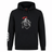 The Birmingham Iron Women's Football Club Hoodie by WRS Canterbury features a front knight’s helmet graphic with red plume, "Birmingham Iron" text above a sword and shield, and three white stripes on the right sleeve.