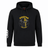 The Spartan Youth Rugby Club Hoodie by WRS Canterbury features a black hooded design with a Spartan helmet and "SPARTAN YOUTH RUGBY" text, plus a white logo on the right sleeve—ideal as a custom rugby club hoodie.