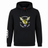 The Hornets Rugby Club 1977 Club Hoodie by Canterbury from WRS Canterbury features a black design with a "Hornets Rugby Club 1977" logo and hornet graphic on the chest, as well as a white stylized detail on the right sleeve. This custom hoodie blends classic sportswear style with unique accents, perfect for any rugby enthusiast.