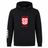 Black Legion Academy Club Hoodie by Canterbury featuring a red “LEGION SD ACADEMY” shield logo on the chest and a white custom hoodie logo on the right sleeve.