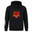 The Godzilla Rugby Football Club Club Hoodie by Canterbury from WRS Canterbury is a black rugby hoodie featuring a striking red dragon crest and “Godzilla Rugby Football Club” text on the chest, along with a distinctive white triple-stripe logo on the right sleeve—perfect for fans seeking a custom hoodie inspired by classic Canterbury style.