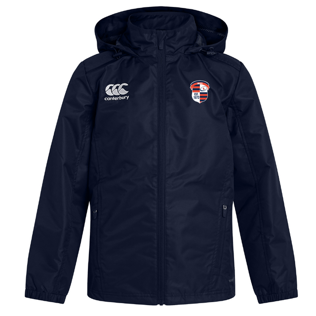Illinois Womens RFC Club Vaposhield Full Zip Rain Jacket by Canterbury