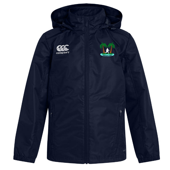 Twin Island Rugby Club Vaposhield Full Zip Rain Jacket by Canterbury S Navy