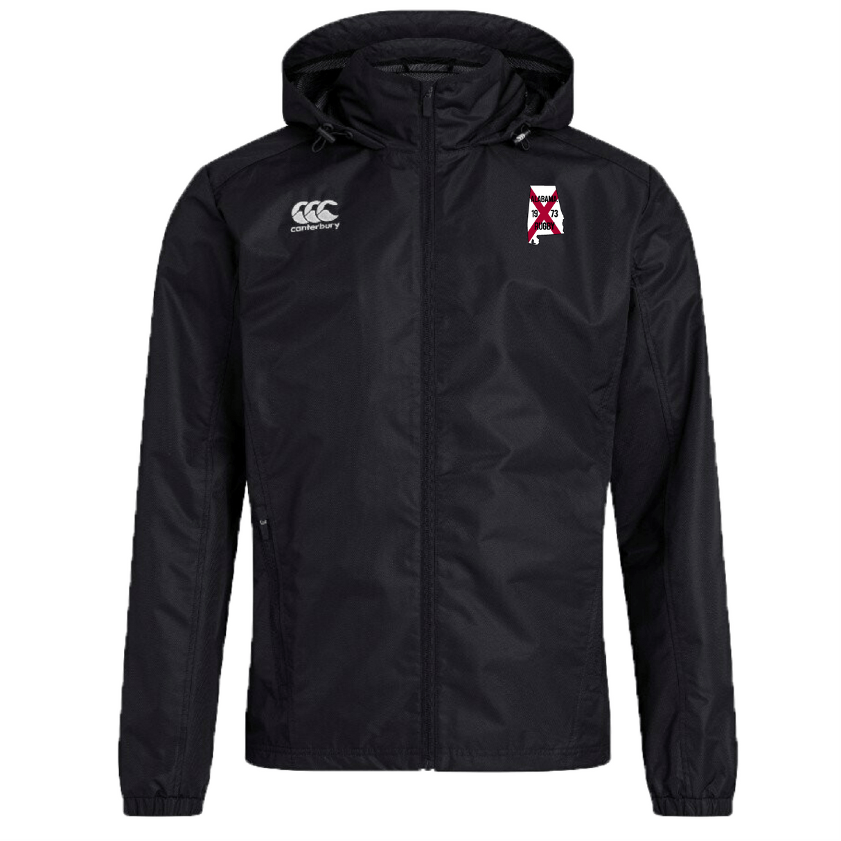 University of Alabama Rugby Club Vaposhield Full Zip Rain Jacket by Canterbury