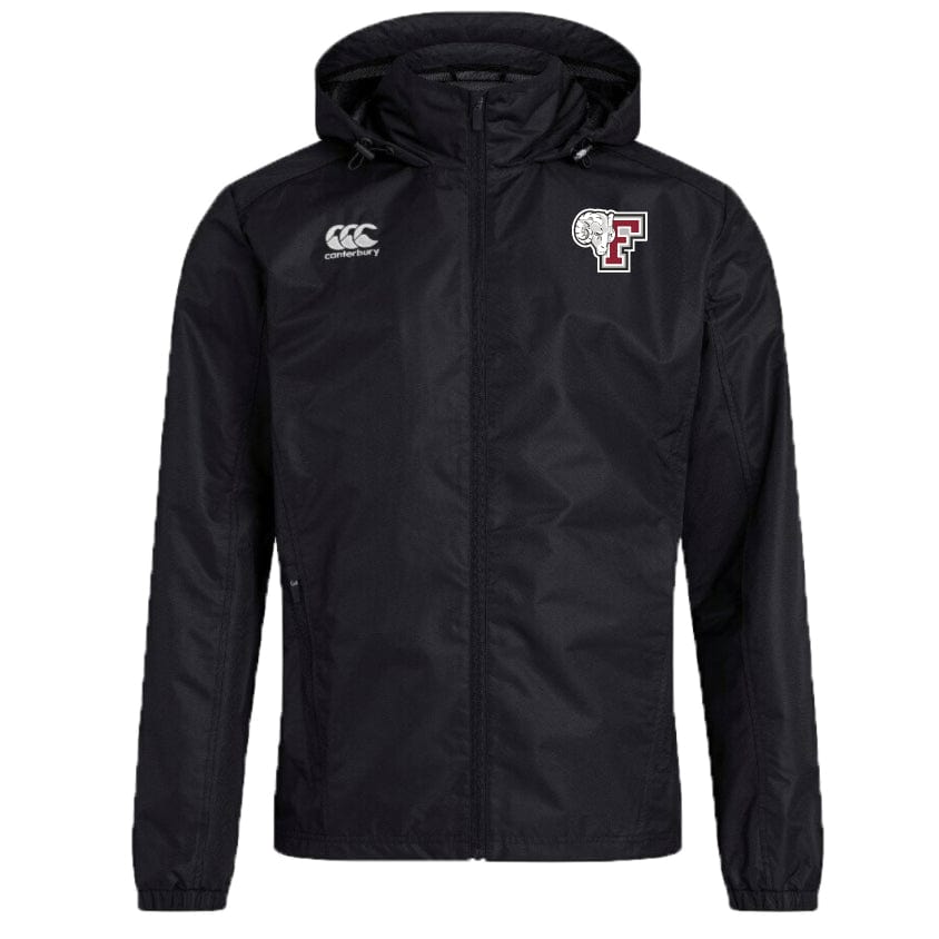 Denver Highlanders RFC Club Vaposhield Full Zip Rain Jacket by Canterbury M Black