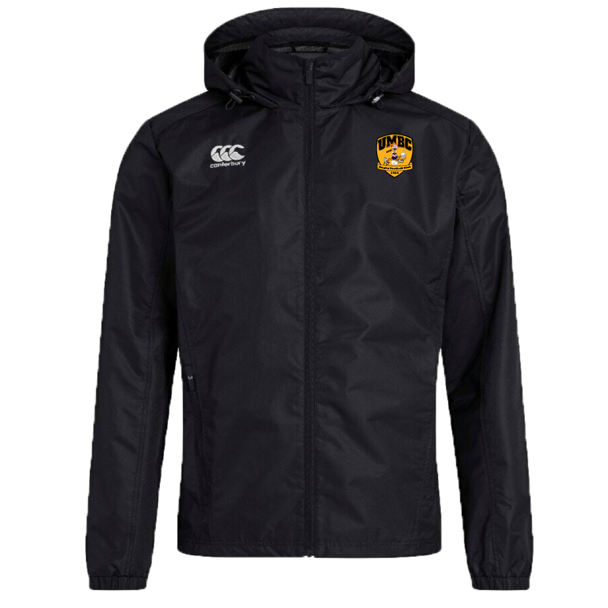 University of Maryland Baltimore County Rugby Club Vaposhield Full Zip Rain Jacket by Canterbury
