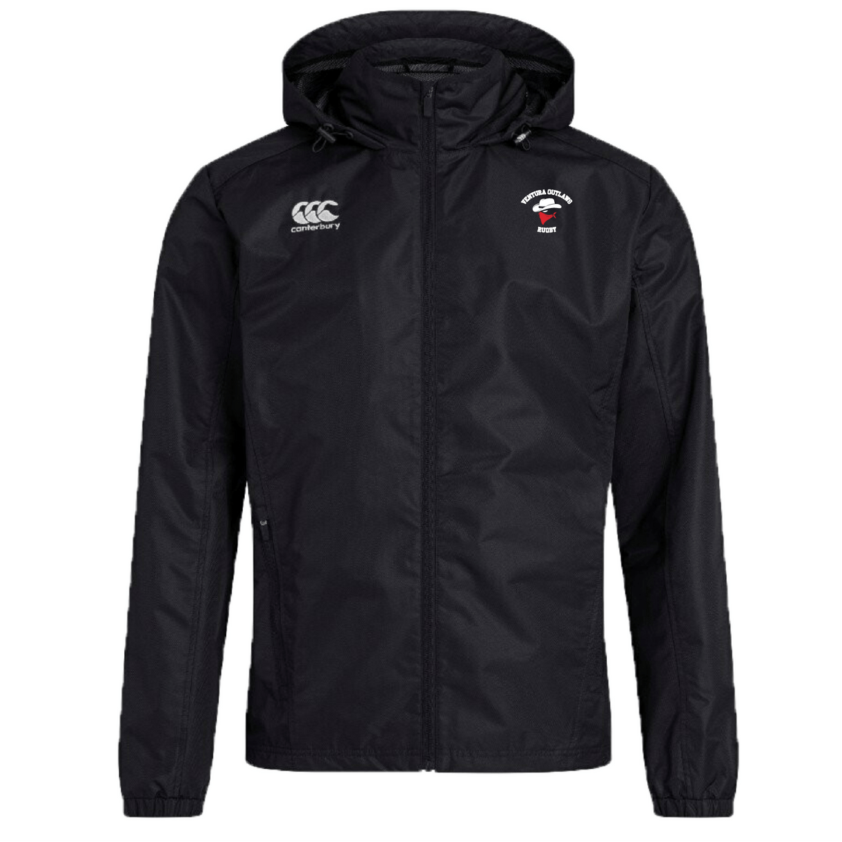 Ventura Outlaws Rugby Club Vaposhield Full Zip Rain Jacket by Canterbury