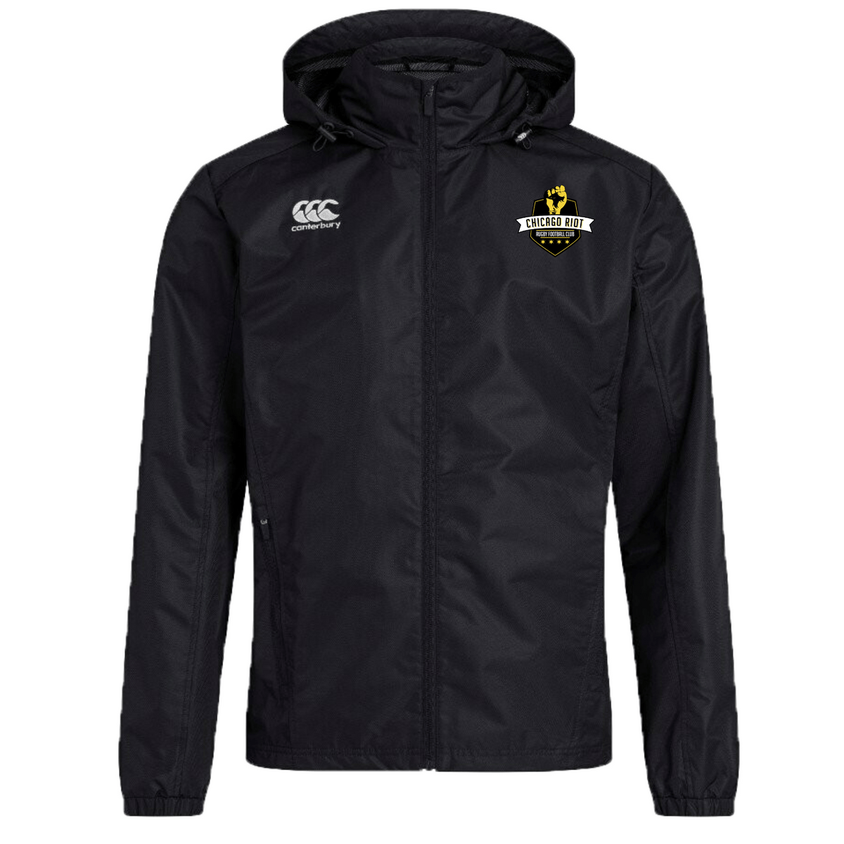 Chicago Riot Club Vaposhield Full Zip Rain Jacket by Canterbury – World ...