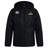 The Chicago Riot Club Vaposhield Stadium Jacket by EMB Canterbury has padded insulation, a black hood, a Canterbury logo on the right chest, and a Chicago North crest on the left, shown on a plain white background.