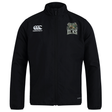 The Lewis County Elks Club Track Jacket by Canterbury features a zip front, the ELKS logo on the left chest, and the Canterbury logo on the right chest. This lightweight black jacket from EMB Canterbury is perfect for staying comfortable and stylish on the go.