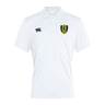 Gotham Knights Club Dry Polo by EMB Canterbury with a Canterbury logo on the right chest, a crest logo on the left chest, and featuring breathable Vapodri Technology.