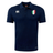 Just In: The Italy Shield Club Dry Polo by EMB Canterbury is a navy blue polo with a small Italy flag emblem on the chest and the Canterbury logo on the right, seamlessly blending style with comfort.