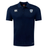 The Milwaukee Barbarians Rugby Club Dry Polo by EMB Canterbury features navy blue short sleeves, a collar with button placket, Canterbury logo, club crest, and breathable Vapodri tech to keep you cool and comfortable.