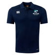 Stay cool and comfortable all day in the NC Rugby Academy - Megalodons Club Dry Polo by EMB Canterbury. This navy polo features club logos on the chest and uses Vapodri technology for breathable performance.