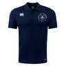 Introducing the New Saint Andrews College Club Dry Polo by EMB Canterbury—a navy blue polo shirt featuring a white “New Saint Andrews RFC” crest and Canterbury logo on the chest. This collared, short-sleeve shirt is crafted with Vapodri technology for breathability, helping you stay cool and comfortable all day.